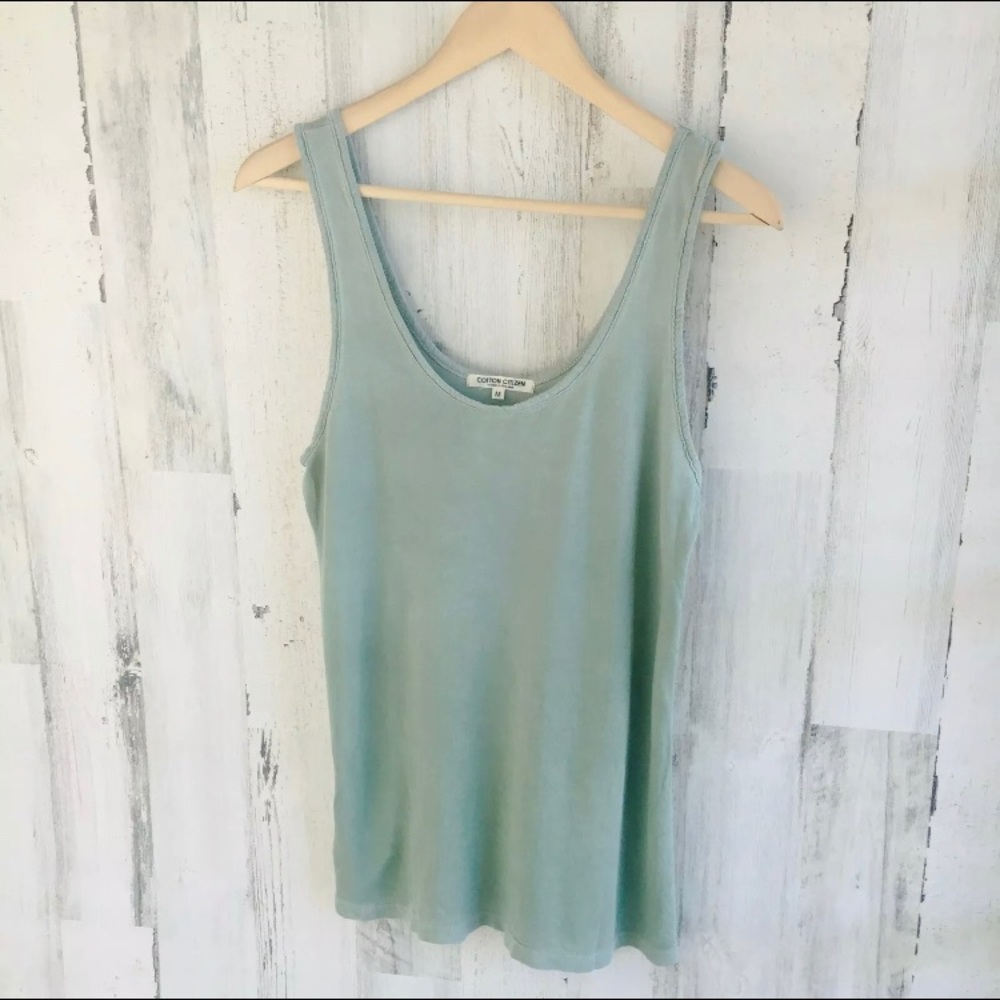 Cotton Citizen Scoop Neck Tank Top